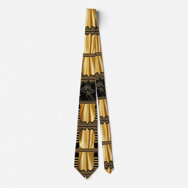 Roaring Twenties Art Deco Neck Tie (Front)