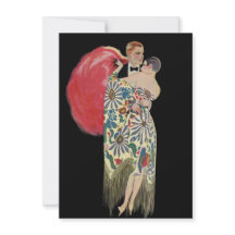 Roaring Twenties Gangster Party Flapper Invitation