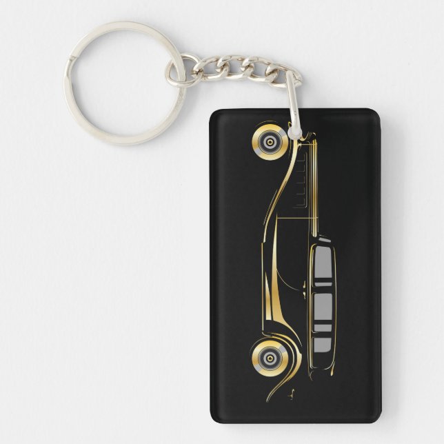 Roaring Twenties Gatsby Style Key Ring (Front)