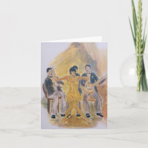 Roaring Twenties Note Card Design