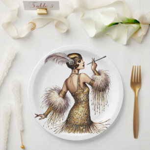 Roaring Twenties Paper Plate