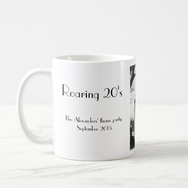 Roaring Twenties Prohibition Party Favour Coffee Mug (Left)