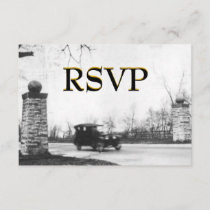 Roaring Twenties RSVP Enclosure with envelope