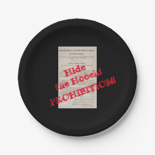 Roaring Twenties Speakeasy Prohibition Hooch Paper Plate