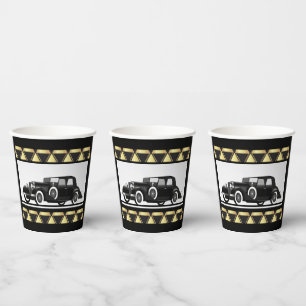 Roaring Twenties Theme Party Paper Cups