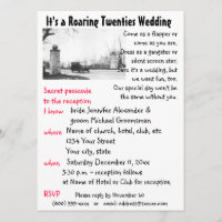 Roaring Twenties Theme Wedding