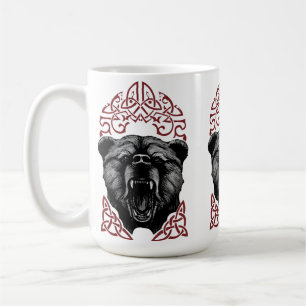 Roaring Viking Bear Coffee Mug