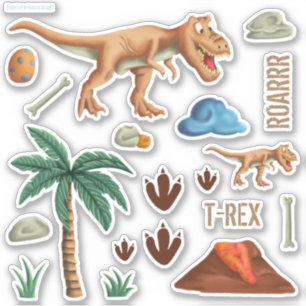 Roarrr Dinosaur T-Rex Animal Prints Theme