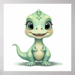 Roarsome Baby Dino Print – Cute nursery decor