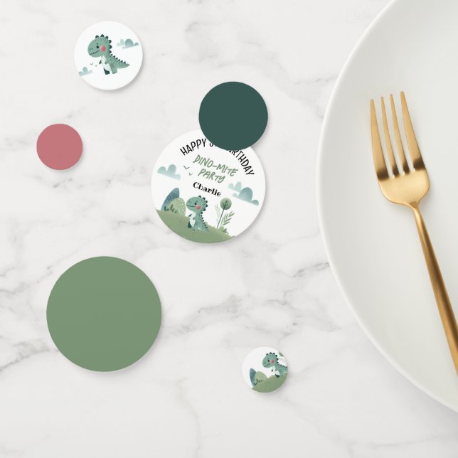Roarsome Dino Birthday  Confetti (Group)