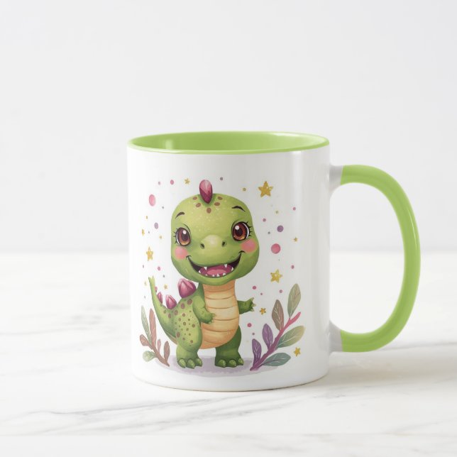 "Roarsome Dino Mug: Cuteness in Every Sip" Mug (Right)