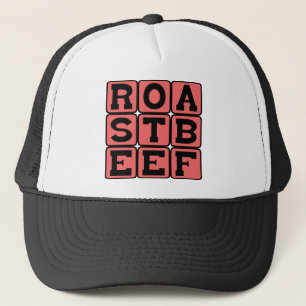 Roast Beef, Sandwich Meat Trucker Hat