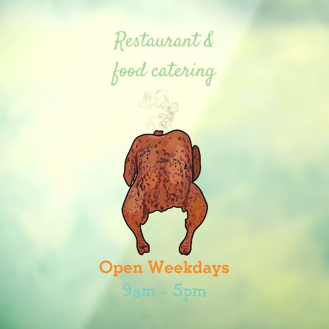 Roast chicken cartoon illustration (Sheet 3)