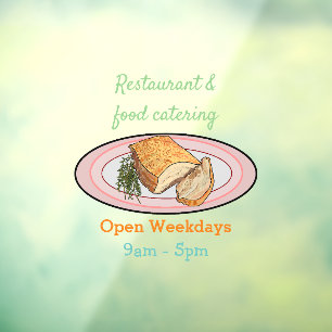 Roast pork belly cartoon illustration