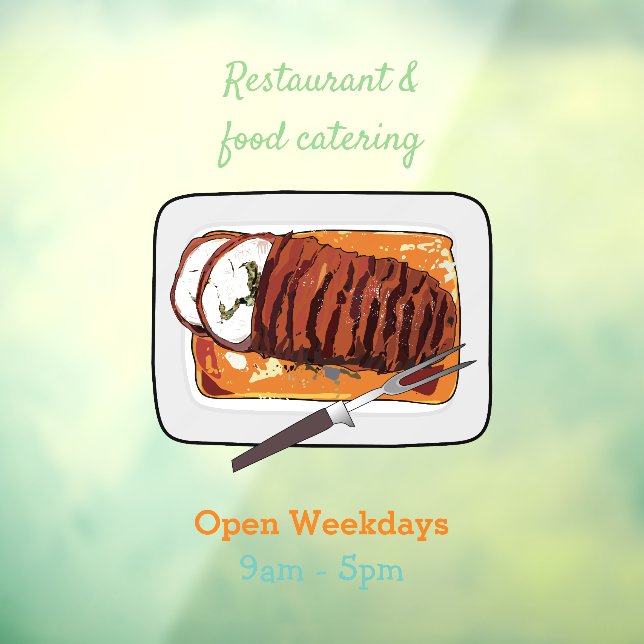 Roast turkey breast cartoon illustration (Sheet 3)