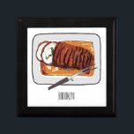 Roast turkey breast cartoon illustration  gift box<br><div class="desc">Roast turkey breast cartoon illustration</div>