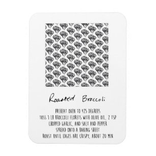 Roasted Broccoli Recipe Magnet