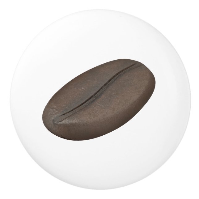 Roasted coffee bean ceramic knob (Front)