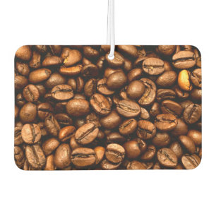 Roasted coffee beans car air freshener