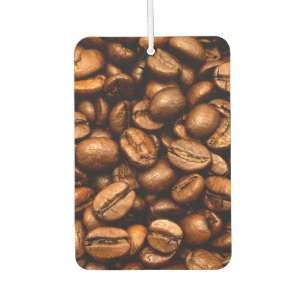 Roasted coffee beans car air freshener
