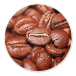 Roasted Coffee Beans Ceramic Knob