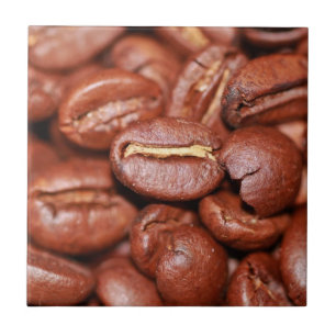 Roasted Coffee Beans Ceramic Tile