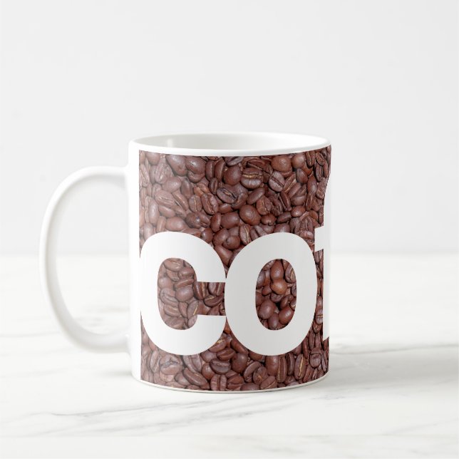 Roasted Coffee Beans - Coffee Mug (Left)