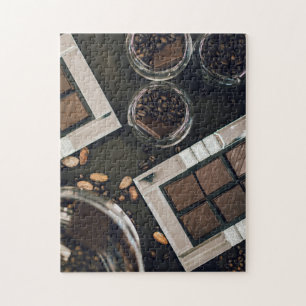 Roasted Coffee Beans & Dark Chocolate Jigsaw Puzzle
