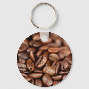 Roasted Coffee Beans Key Ring