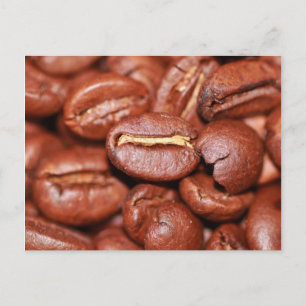 Roasted Coffee Beans Postcard
