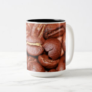 Roasted Coffee Beans Two-Tone Coffee Mug