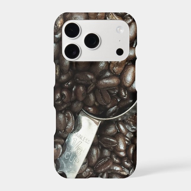 Roasted Coffee Beans With Silver Scoop Photograph (Back)