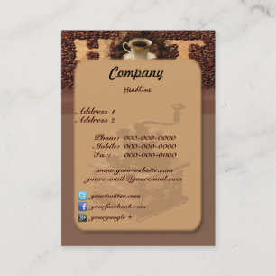 Roasted Coffee Business Card