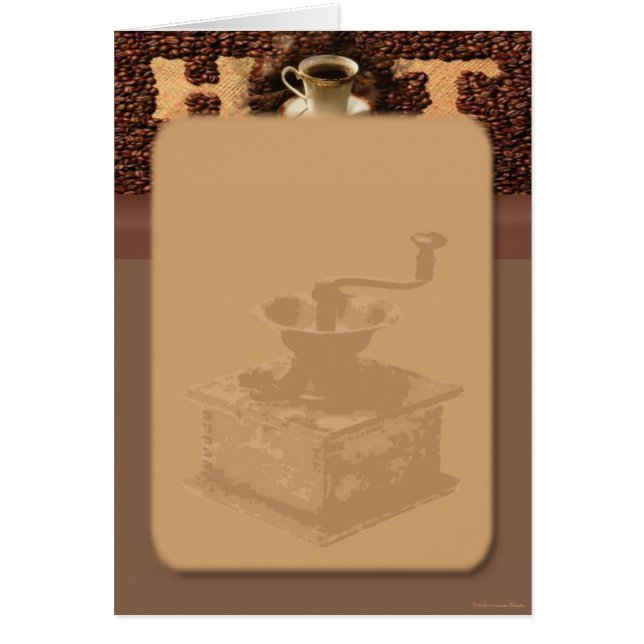 Roasted Coffee Card (Front)