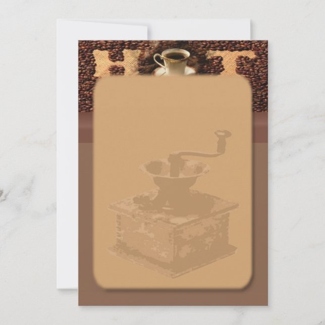 Roasted Coffee Invitation (Front)