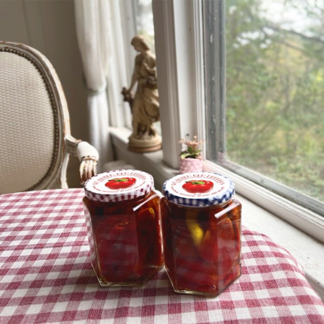 Roasted Red Peppers in Garlic and Olive Oil Label (Creator Uploaded)