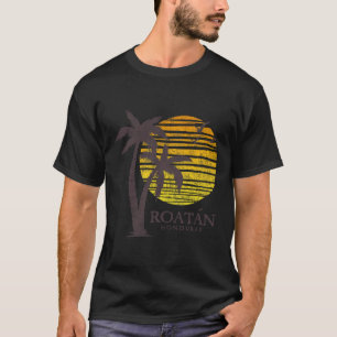 Roatan Honduras Colorful Beach Sunset Boys Girls S T-Shirt