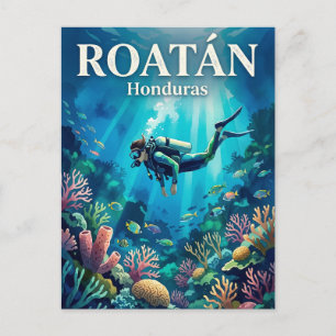 Roatán Honduras Postcard