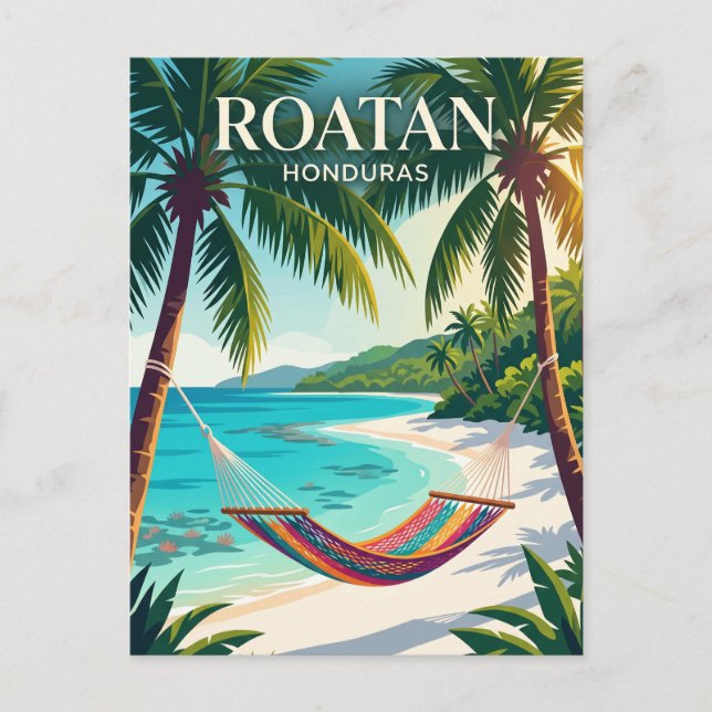Roatan Honduras Postcard (Front)
