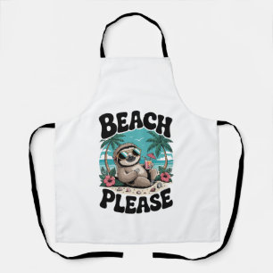 Roatan Honduras Sloth Summer Apron