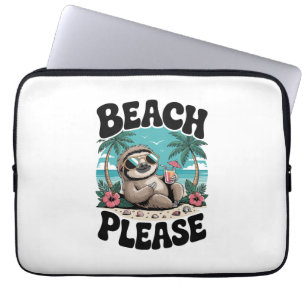Roatan Honduras Sloth Summer Laptop Sleeve