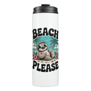 Roatan Honduras Sloth Summer Thermal Tumbler