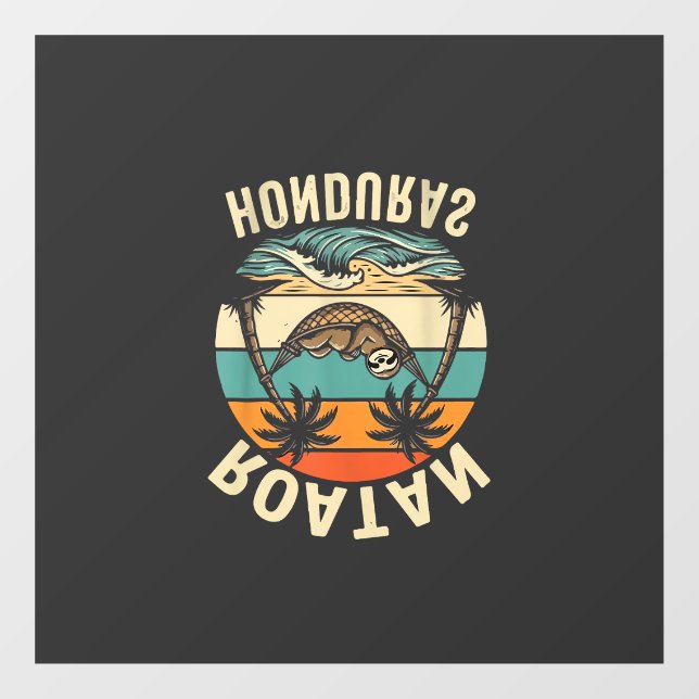 Roatan Honduras Sloth T-Shirt (Sheet)