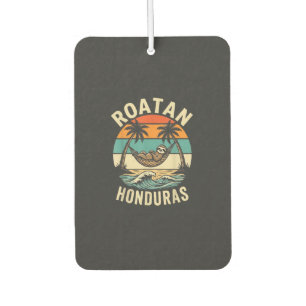 Roatan Honduras Sloth T-Shirt Car Air Freshener