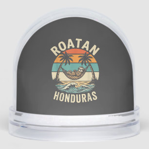 Roatan Honduras Sloth T-Shirt Snowglobe