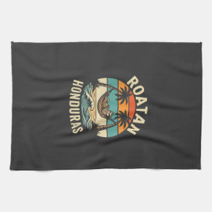 Roatan Honduras Sloth T-Shirt Tea Towel