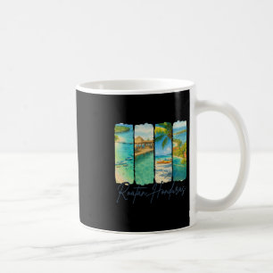 Roatan Honduras Traveling Trip Brushstroke Souveni Coffee Mug