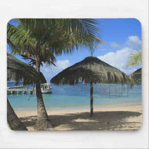 Roatan Honduras Tropical Beach Caribbean Mouse Pad