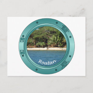 Roatan Porthole Postcard