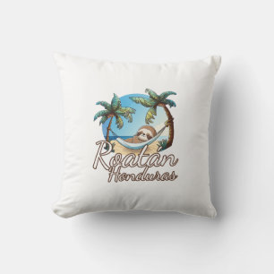 Roatan Sloth Animal Lovers For Men Women Kids Long Cushion